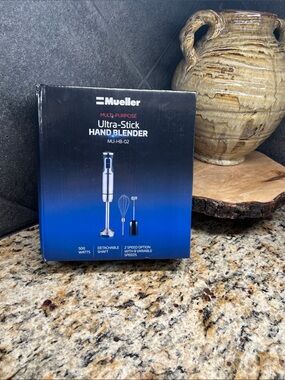 Mueller Ultra-Stick Hand Blender - Silver/Black. BRAND NEW never opened